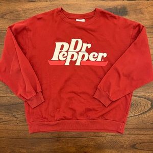 Dr Pepper sweatshirt-Size Large